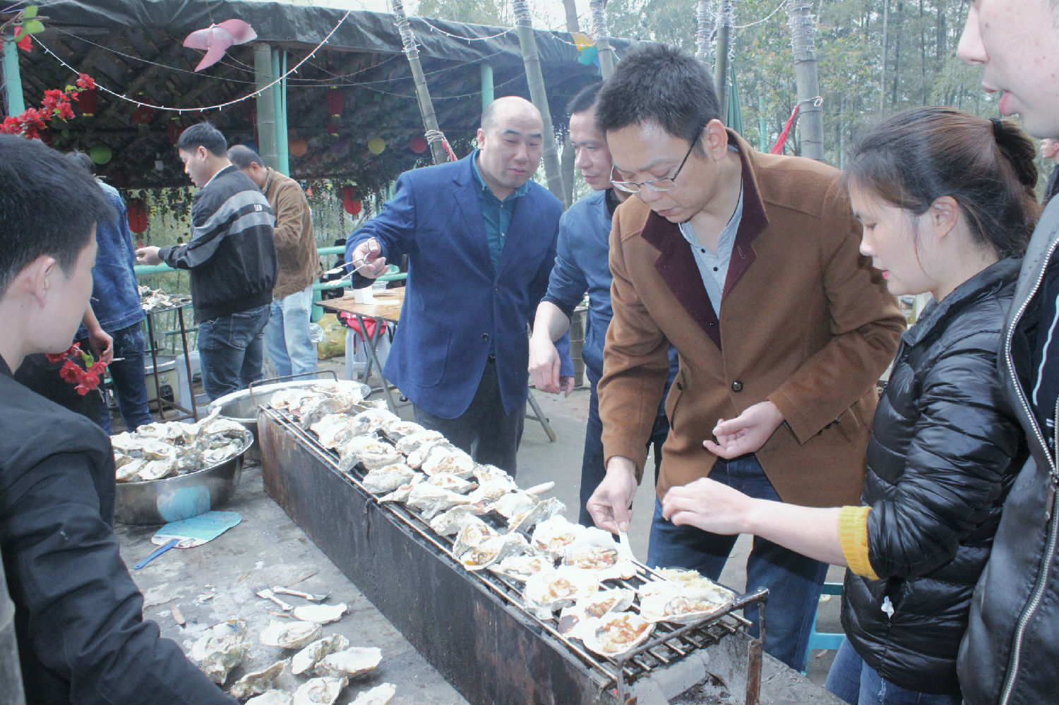 公司集體戶外野炊活動